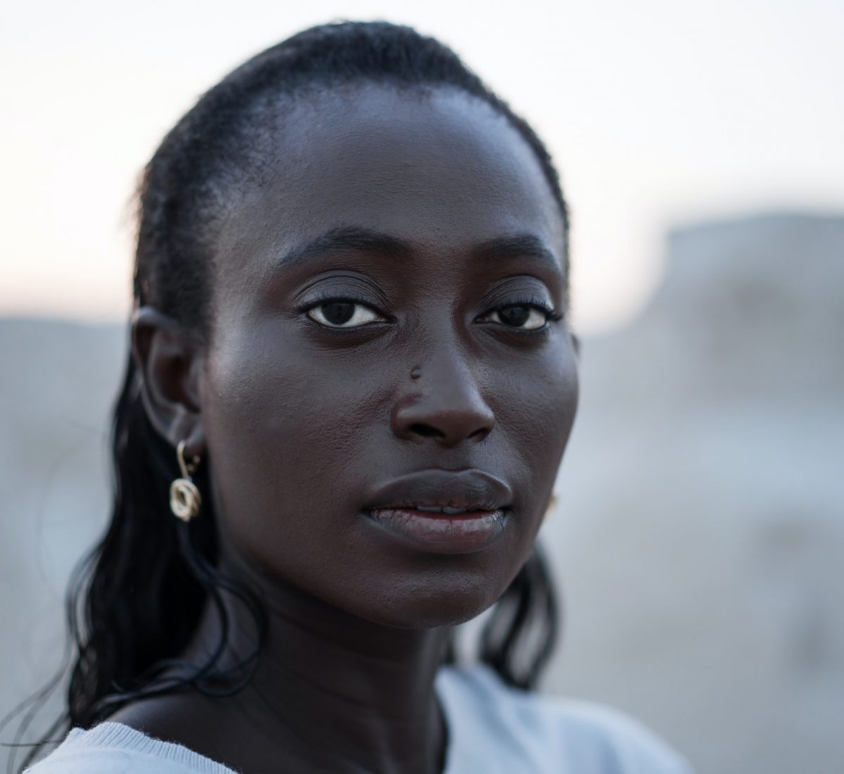 Beautiful African woman portrait